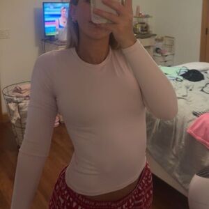 - hollister pink long sleeve